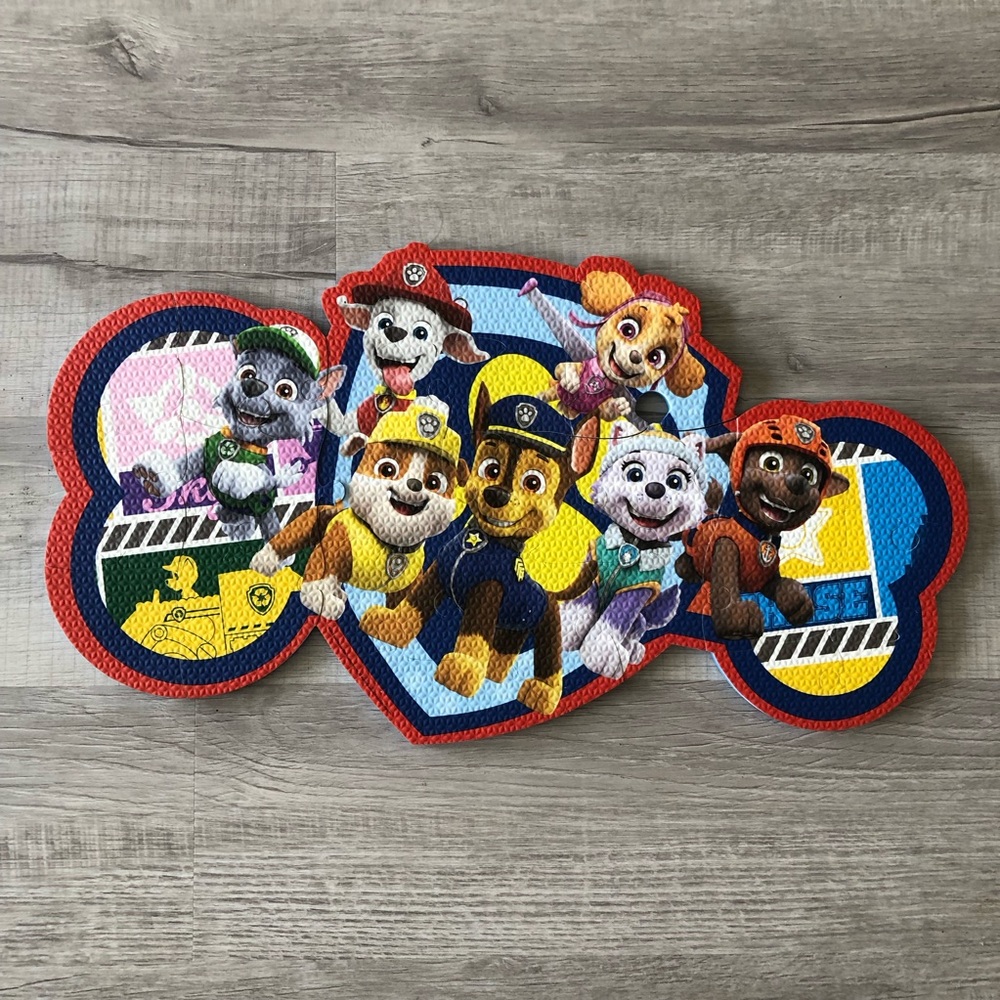 Paw Patrol 25 piece foam puzzle.2ftx1ft